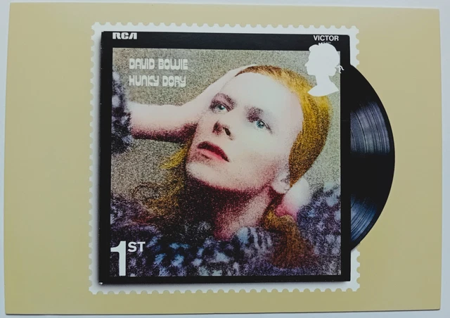 DAVID BOWIE HUNKY Dory Royal Mail Limited Edition 2017 Postcard Size A6 ...