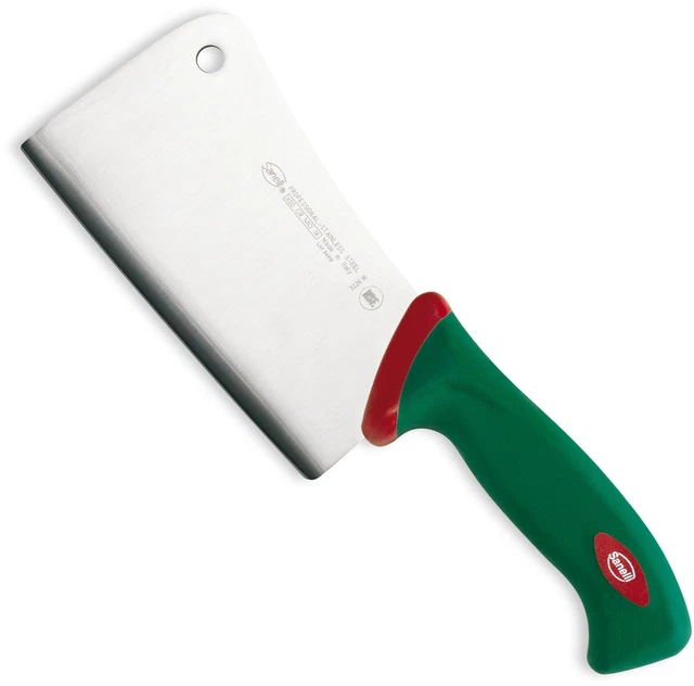 37716 Sanelli Premana Mannaietta Falcetta Per Cucina Manico Verde E Rosso Cm. 16