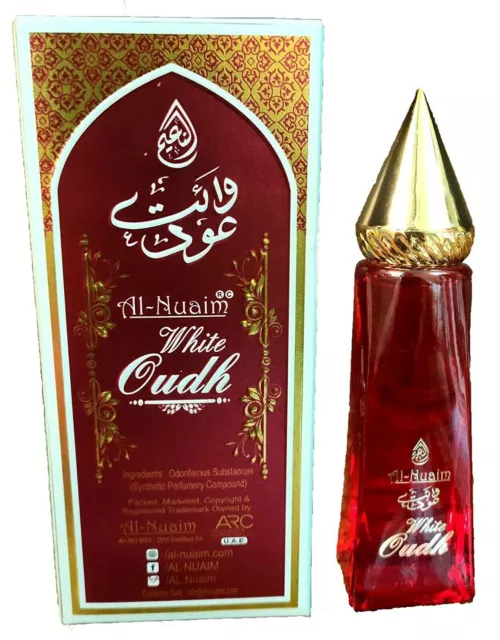 WHITE OUDH AL NUAIM   is 20ml skin friendly and long lasting attar roll on