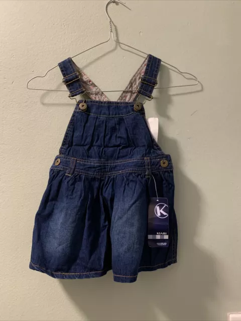 Robe Salopette En Jeans Bébé Kiabi T24 Mois Neuf