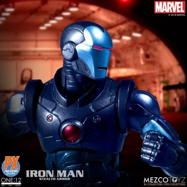 One:12 Collective Marvel PX Iron Man Stealth Armor - The Invincible Iron Man
