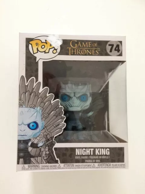 Figurine - Pop! Game of Thrones - Night King sur le Trône - N° 74 - Funko pop