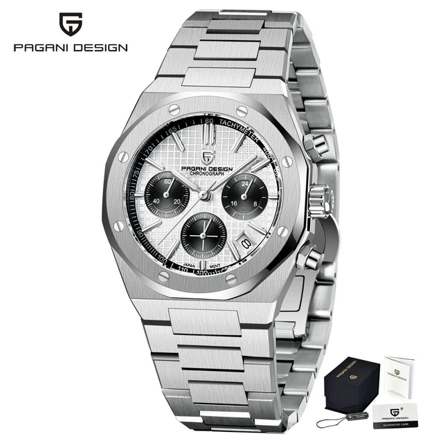SHAARMS Montre Bracelet Homme – Quartz Étanche – Noir – Mode Luxe Décontractée