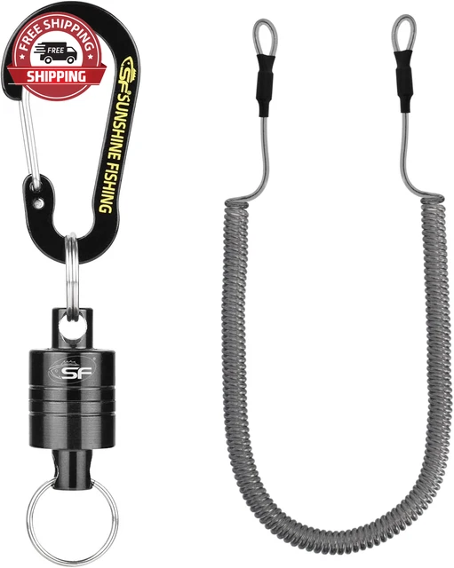 Strongest Magnetic Net Release Magnetic Keychain Fly Fishing Net Retractor Magne