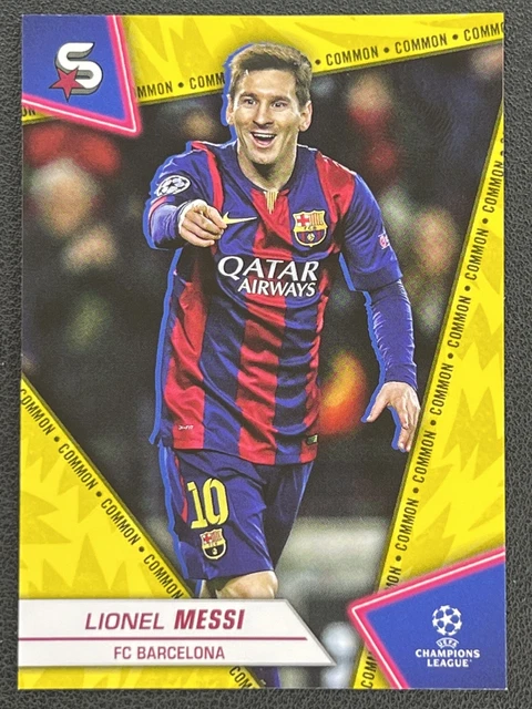 Carte Collection Lionel Messi 2023-24 Topps Chrome UEFA Golazo Refractor #GL-5 - FC Barcelone