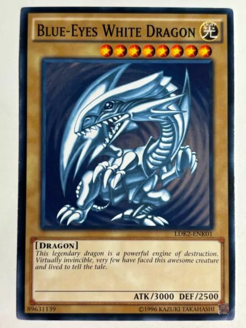 Yugioh - Legendary Decks II #LDK2-ENK01 Blue-Eyes White Dragon (Version 2) Mint