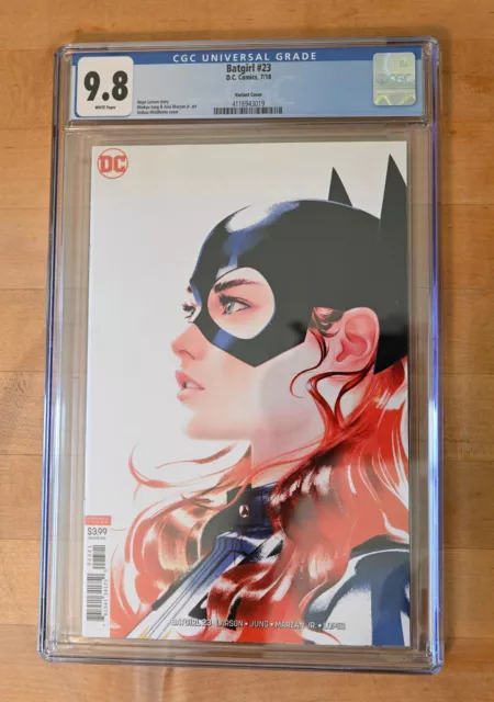 Batgirl #23 CGC 9.8 Joshua Middleton Variant White Pages (L001)