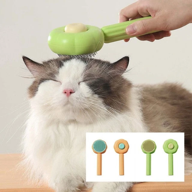 Cepillo de peinado para mascotas cepillo de aseo para gatos removedor de pelo para mascotas cepillo limpiador de pelo para mascotas