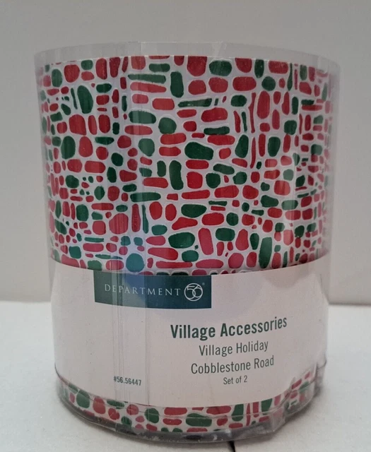 Vintage DEPT 56 North Pole Village Accessory Holiday Cobblestone Road 56447