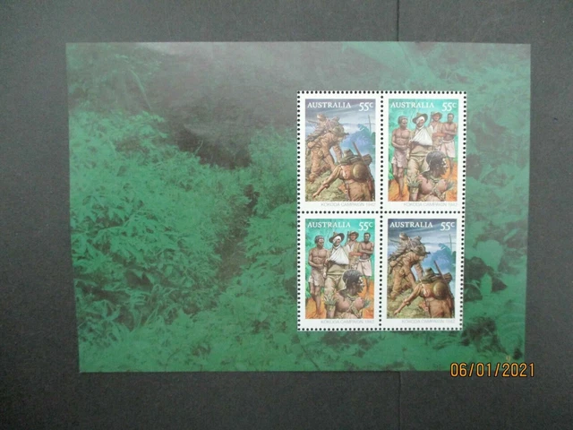 Australia 2010 Kokoda Joint Issue Papua New Guinea page ex-Prestige Booklet p9