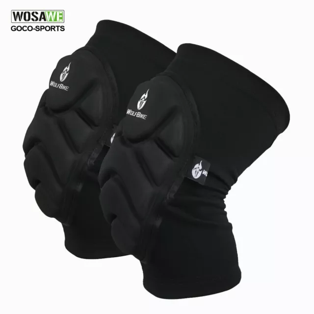 1 Pair Knee Pads Race MTB Bike BMX Pads Protective Gear Leg Guards Joint Support