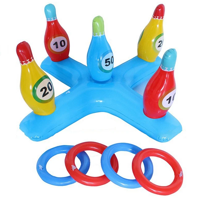 JEU DE CROIX de bowling gonflable engageant avec concentration entraînement EUR 17,88 - FR