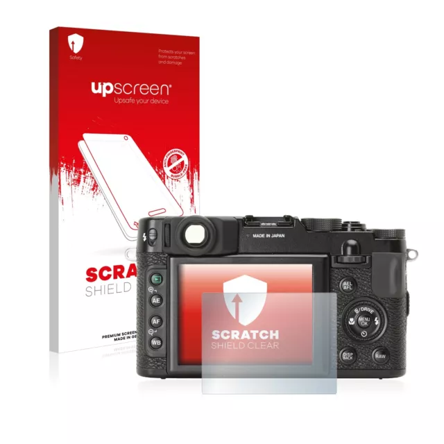 upscreen Schutz Folie für Fujifilm X10 Kratzfest Anti Fingerprint Klar