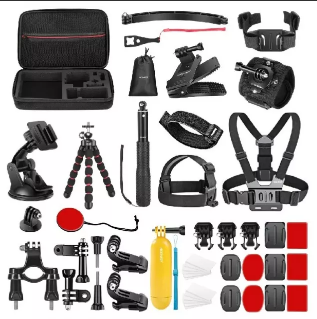 Neewer Upgraded 50 in 1 Action Camera Accessory Kit for GoPro Hero 11 10 9 8 MV