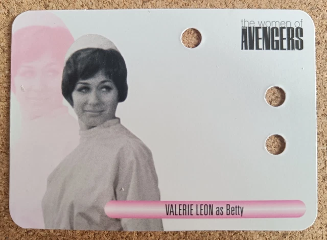 Women of the Avengers Unsigned Valerie Leon PROOF Autograph card WAVL