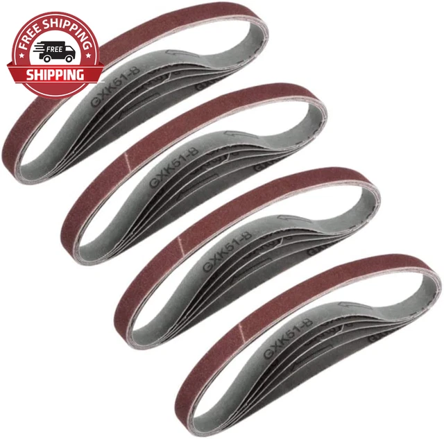 1/2 X 12 Inch Sanding Belts, 4 Each of 320/400/600/800/1000 Fine Grits, Belt San