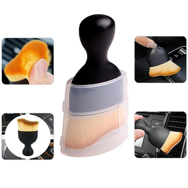 Spazzola pulizia interni auto con dettagli auto setole morbide strumenti di pulizia per */t