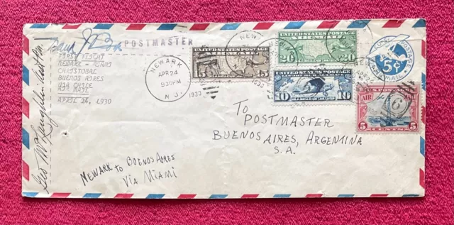 FIRST FLIGHT COVER COLLECTION - 1930 to 1947 FOREIGN & DOMESTIC 9 COVERS 2