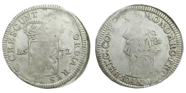 Netherlands / Holland - Silver Ducat 1672