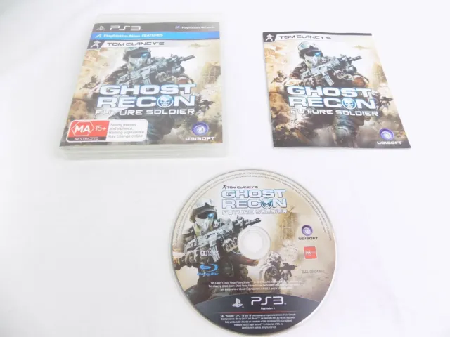 Mint Disc Playstation 3 Ps3 Tom Clancy's Ghost Recon Future Soldier Free Postage
