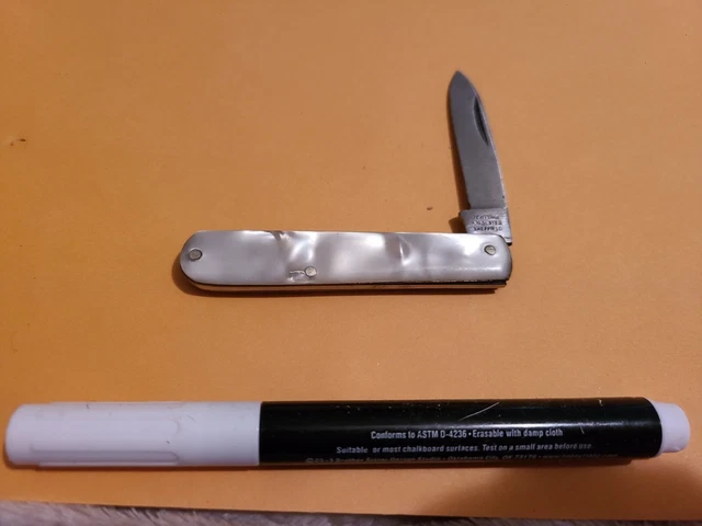 Antique Vintage 1 Blade Venture HM Slater Sheffield Pocket Knife
