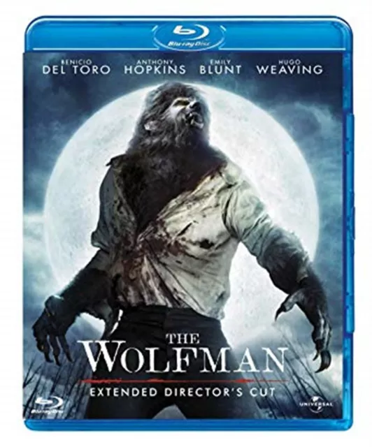 The Wolfman - Extended Cut (2010) Anthony Hopkins, Hugo Weaving Sealed UK Bluray