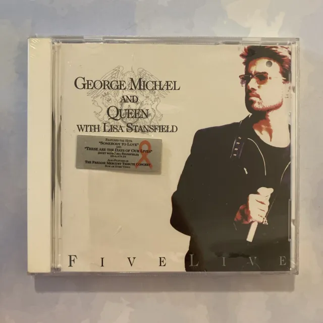 BB George Michael and Queen with Lisa Stansfield Five Live (CD) BRAND NEW SEALED