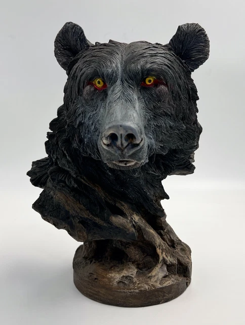 Rare Wild Black Bear Springs Statue 11" Tall