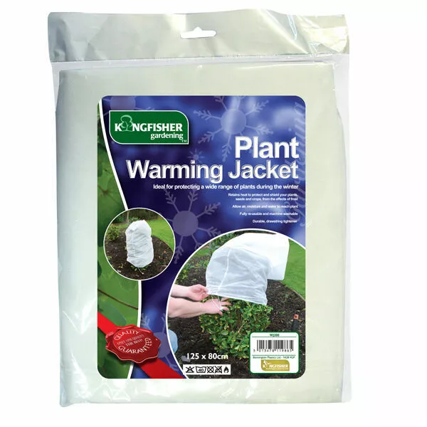 Kingfisher Large Plant Warming Jacket Frost Fleece Protection Cover 125cm x 80cm