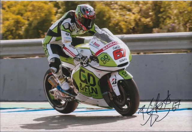 Bryan STARING SIGNED Autograph GO&FUN MotoGP 12x8 Photo AFTAL COA GRESINI