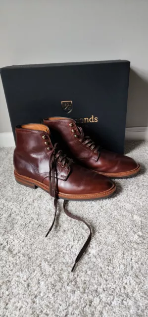 Allen Edmonds Higgins Mill Boots Size 11 B - Brown w/Shoe Tree's & Box