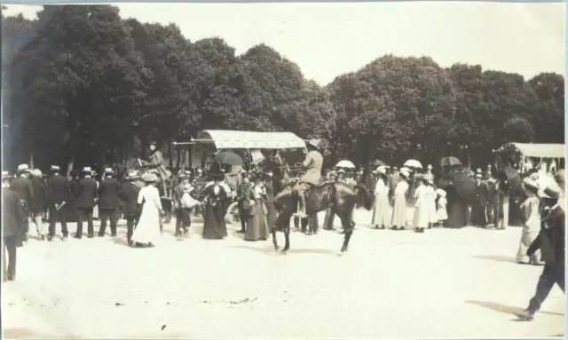 France, près de Compiègne, cérémonie, défilé Vintage silver print  Tir