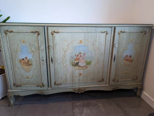 Antique Italian cherubs buffet/dresser