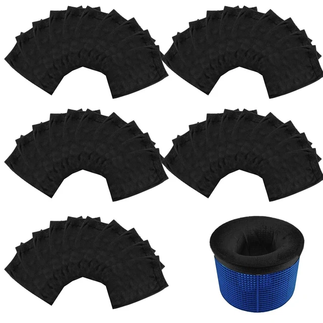 Lot De 30 Chaussettes Skimmer Piscine - Préfiltre Anti-Impuretés - Bleu - Universel Jusqu'à 25cm