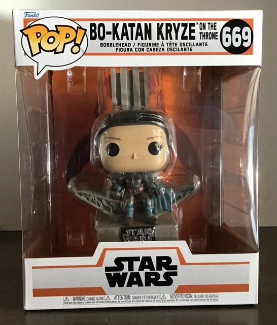 Funko Pop! Star Wars: The Mandalorian Bo-Katan Kryze on Throne Deluxe Pop! #669