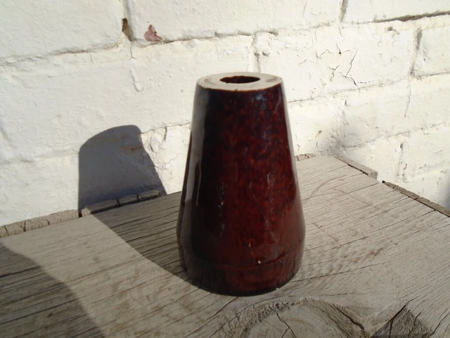 Vtg Antique No Name Porcelain Insulator Sleeve Nice F. M. Locke ?