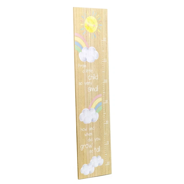 CHILDRENS WOODEN HEIGHT Chart Wall Mounted Height Chart For Kids 60