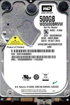 Shktjhn USB 3.0 750GB DCM Western Digital WD7500BMVW-11AJGS1 Dcm 