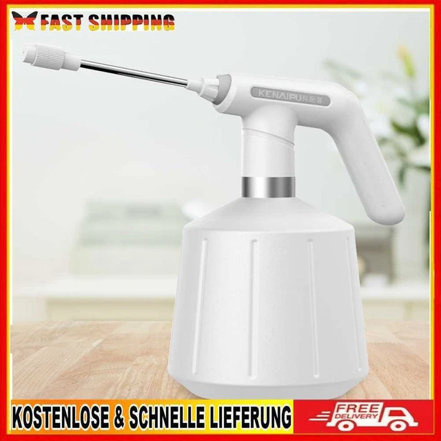 Elektrische Gießkanne 2000mAh Drucksprüher Gartenzubehör (2L)
