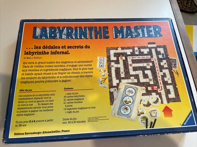 Cube Labyrinthe 3D à Bille - Puzzle Jeu De Réflexion Et Dextérité - Dimensions ~8.5cm - Pour Tous âges