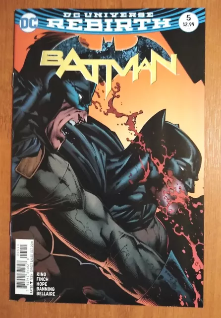 Batman #5 - DC Comics Rebirth 1st Print 2016 Series