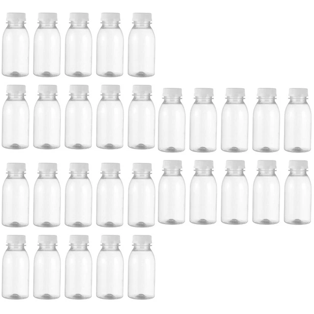 30 Pcs Household Empty Bottles Multi-function Juice Bottles Convenient Milk