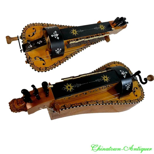 Medieval Style Classical Instrument Hurdy-Gurdy Lira 6-strings 24 Keys #0225