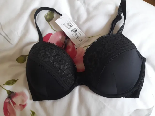 M&S Cool Comfort Smoothing Cotton Rich Underwired Full Cup Bra, 34
