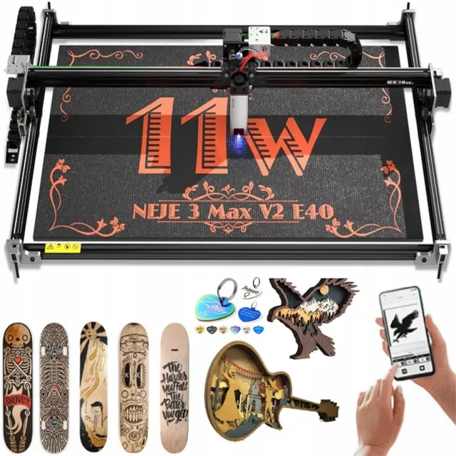 NEU NEJE 3 MAX V2 E40 laser graviermaschine laser cutter laser engraving machine