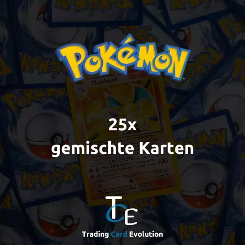 25 Pokemon Karten Sammlung - ideal als Geschenk - seltene V/VMAX/EX etc. möglich