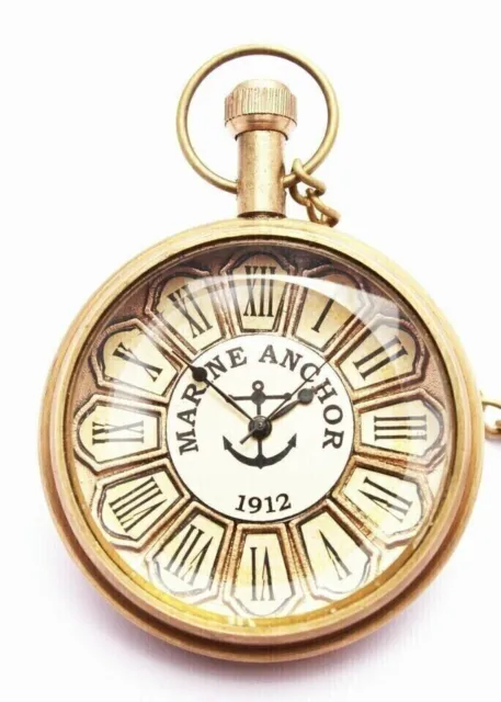 Watch Brass Vintage Collectable Pocket & Nautical Clock Gift Item DECK