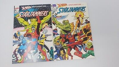 X-Men Spotlight: Starjammers #1 - 2, Complete Mini-Series Marvel 1990. 9 2