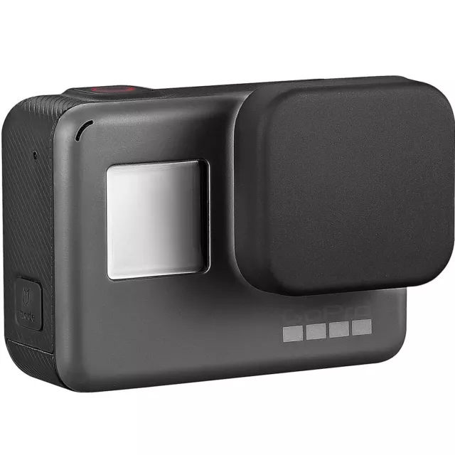 Tapa silicona protector lente GoPro Hero 5 6 7  Negro