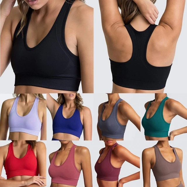 Damen Sport BHs Workout Alle Jahreszeiten Atmungsaktiv Einfarbige Farbe